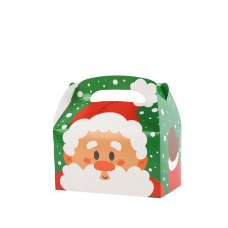 Wholesale White Colorful Small christmas Foldable Paper Gift Box Packing