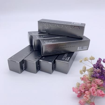 Wholesale eco friendly cosmetic box laminated flat bottom shopping paper box