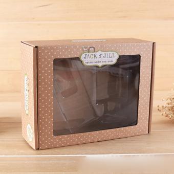 Custom printed strong foldable shoe brown cardboard corrugated shipping box