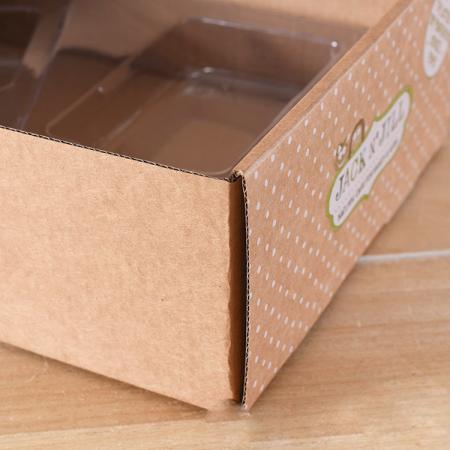 Custom printed strong foldable shoe brown cardboard corrugated shipping box