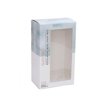 Cheap Color Square Cosmetic Gift Packaging Box With PVC Window