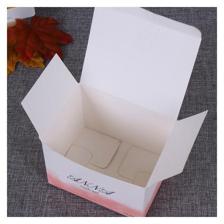 High quality 300g white card paper luxury hand care cosmetic gift set packaging box