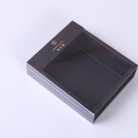 OEM custom foldable recycled color gift paper box packaging with clear window