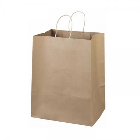 High quality cheap offset printing recycled shopping kraft brown paper bag