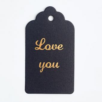 Custom Shaped Luxury Paper Luggage Hang Tag for Clothes and Cosmetic Bottle