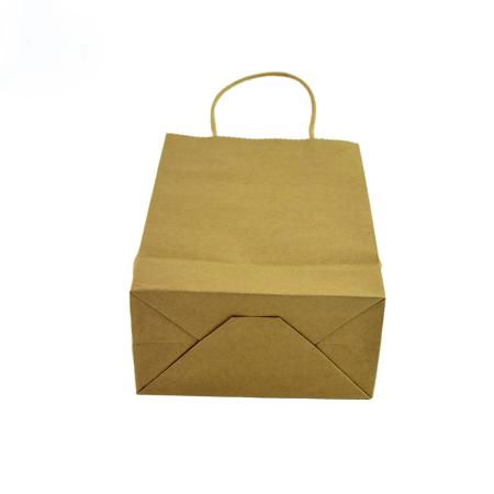 China Factory Cheap Recycled Custom Printed Brown Kraft Paper Bags