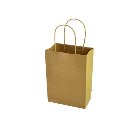 China Factory Cheap Recycled Custom Printed Brown Kraft Paper Bags