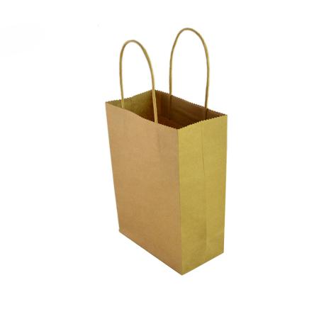 China Factory Cheap Recycled Custom Printed Brown Kraft Paper Bags