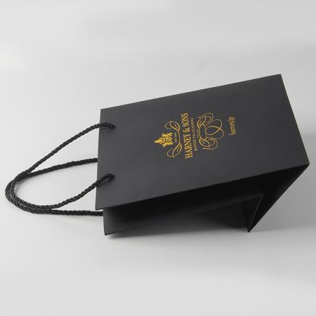 Customization Printed Brown Kraft Shopping Paper Bag With Handles