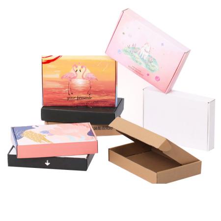 Wholesale custom printed corrugated packaging shipping boxes custom logo