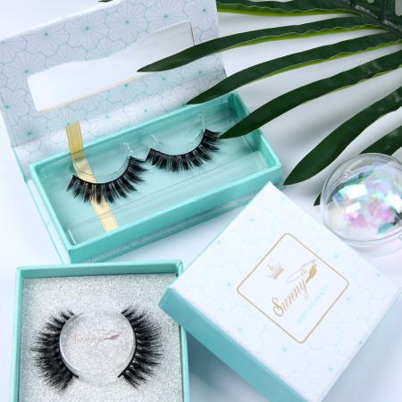 3d mink eyelashes packaging boxes supplier