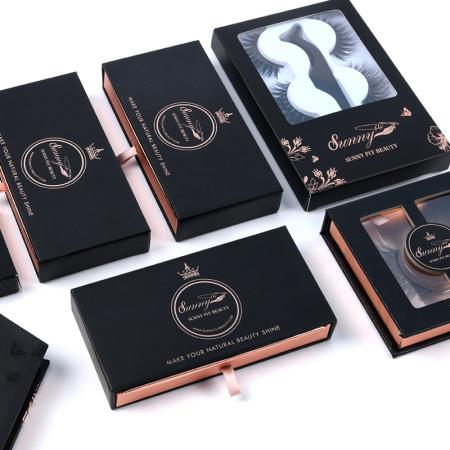 3d mink eyelashes packaging boxes supplier