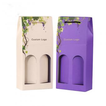 Luxury Cheap Paper Wine Gift Box Corrugated Paper Wine Box