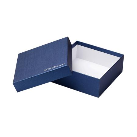 Blue Luxury Top and Bottom paper gift Packaging empty shoe boxes