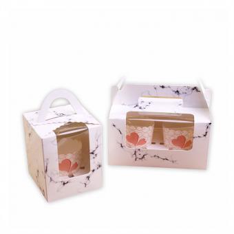 Personalized Print Paper Cake Take Away Bakery gift Paper Box
