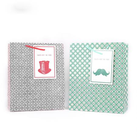 christmas promotional paper gift bag wholesale