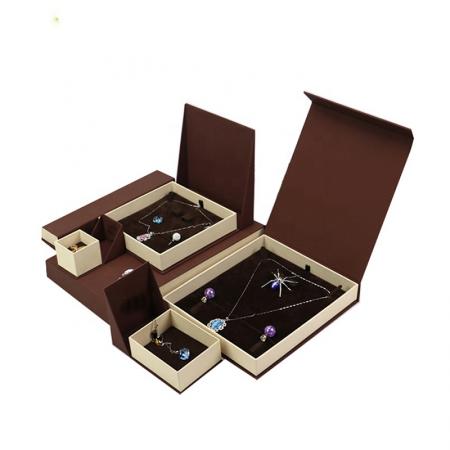 China supplier custom luxury paper packaging jewelry gift boxes for ring necklace