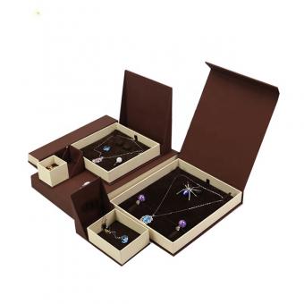 China supplier custom luxury paper packaging jewelry gift box for ring necklace