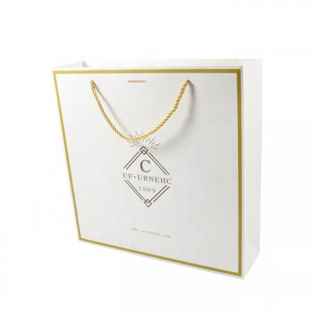 Carrier Bag Printed Shopping Paper Bag With Handle