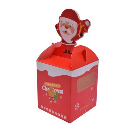 Wholesale manufacturer creative Christmas gift box of biscuits, chocolate candy packing box of Christmas apple box with your design