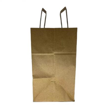 shopping kraft brown paper bags with handles