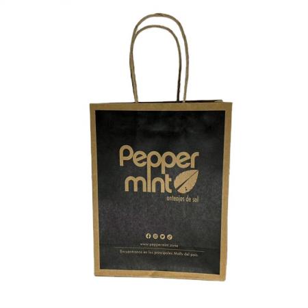 custom brown kraft paper bag