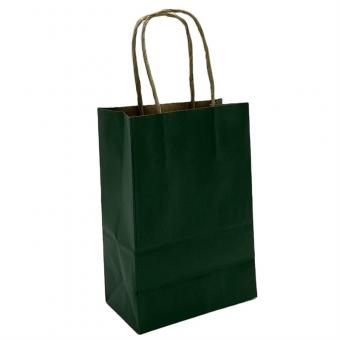 Private custom green shopping a brown paper bag paper bag add your design