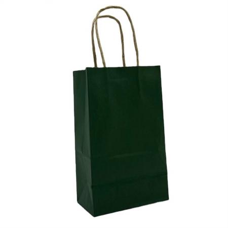 Green Shopping Paper Bag Paper Bag Add Your Design