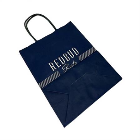 High-end custom kraft bag shopping bag add your design