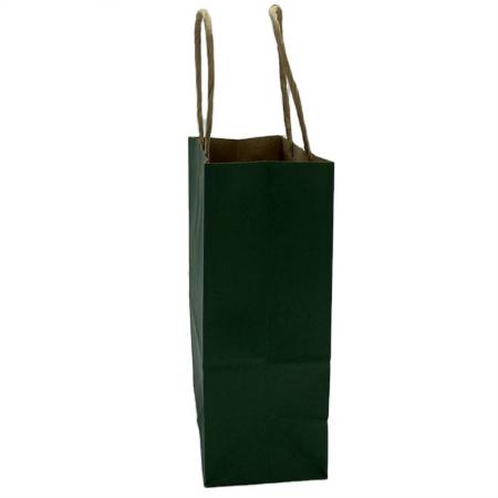 Green Shopping Paper Bag Paper Bag Add Your Design