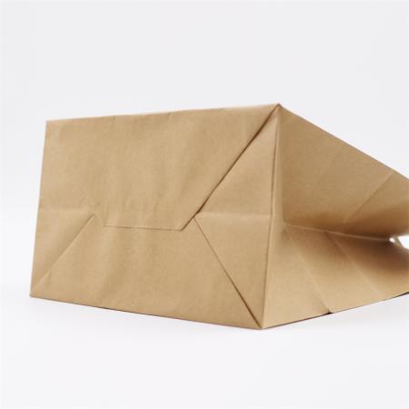 Durable Brown Kraft Paper Bags, Custom Size And Print Logo