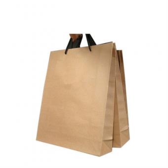 Custom Shopping Gift Handle Craft Brown Kraft Paper Bag