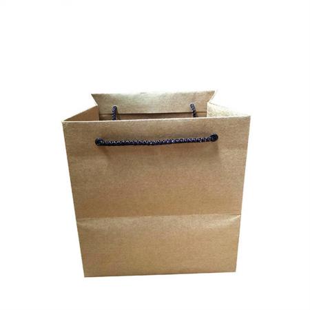 Design Luxury Fine Kraft Handle Paper Bags With Your Logo