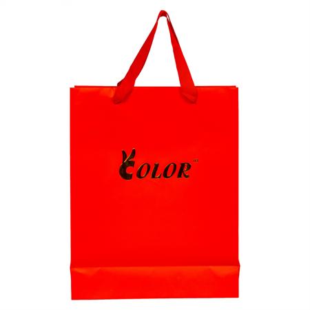 Custom Design Luxury Glossy Tote Paper Bag With Shopping